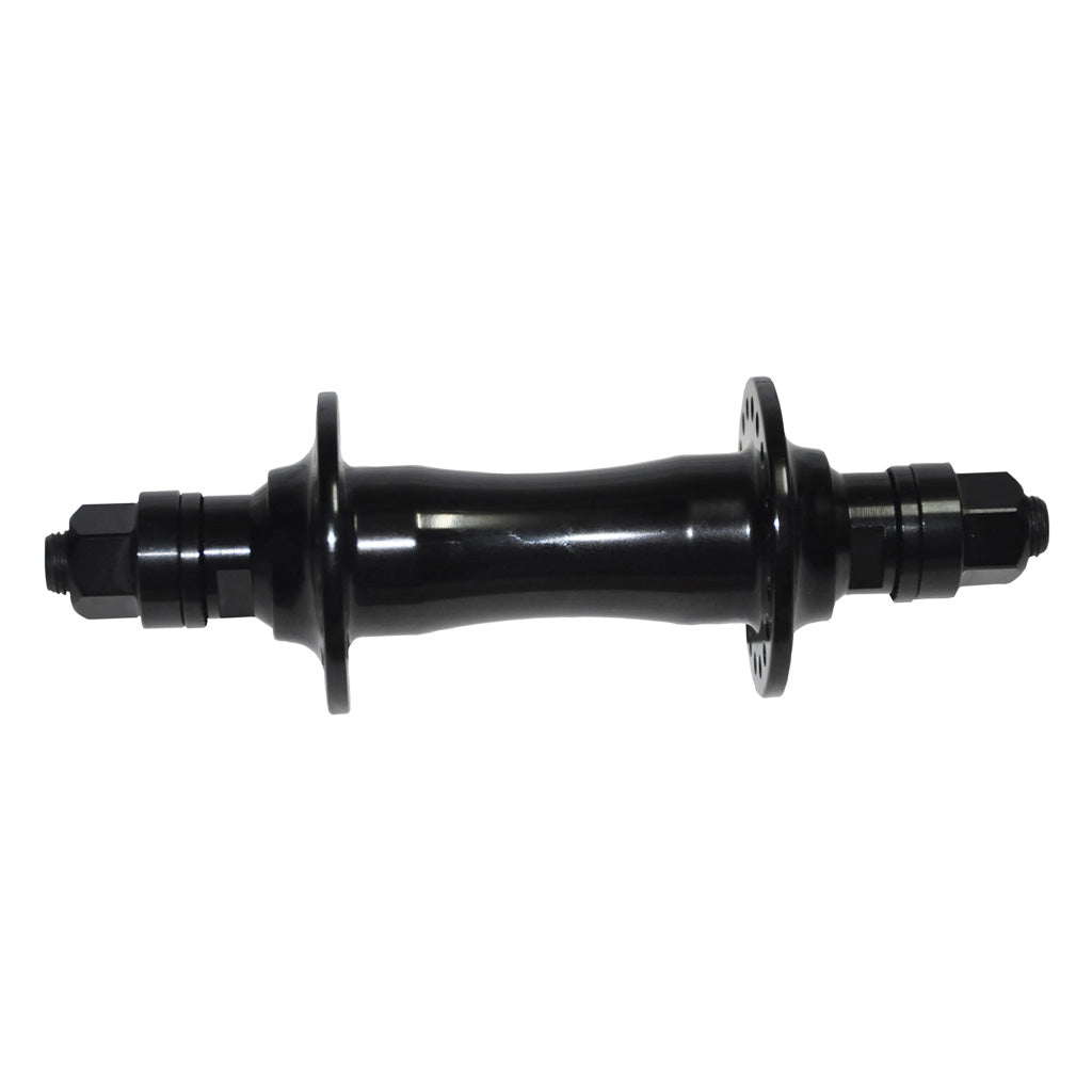 The Redline Flight Pro Front Hub features a 36-hole alloy shell, precision sealed bearings, and flanges, shown in a side view against a white background.