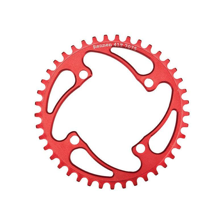 Rennen 4 Bolt 104 Chainring / Red / 44T