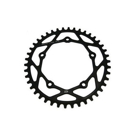 Rennen 5 Bolt 110 Threaded Chainring / Black / 46T
