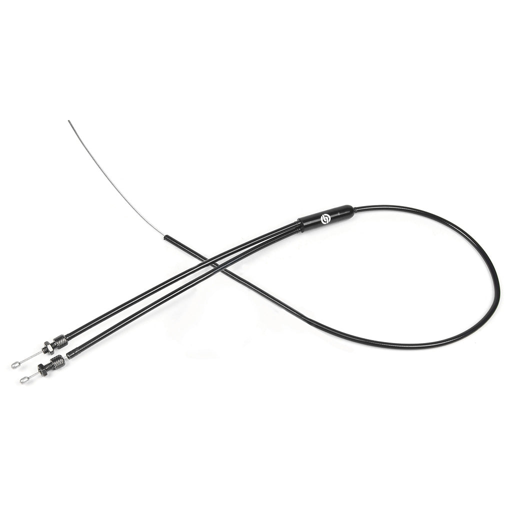 A black brake cable, Salt AM Rotor Cable, Lower, on a white background.