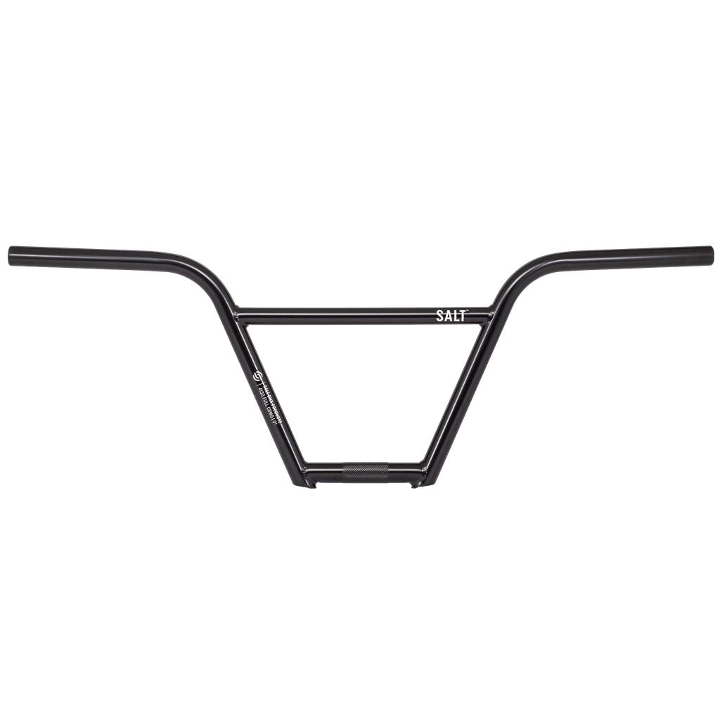 A black Salt Pro 4 Piece Bars handlebar on a white background.
