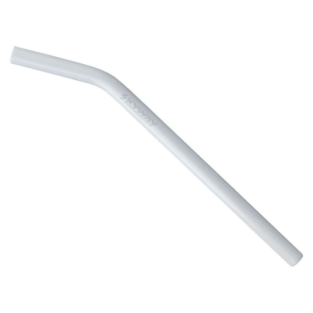 Skyway Retro Layback Railed Seat Post / White / 25.4mm