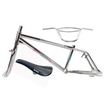 Skyway Street Beat Replica Frame/Fork/Handlebar Kit for BMX Freestyle Bikes, featuring detached frame, fork, and handlebar components displayed separately on a white background.