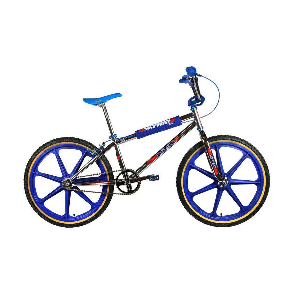 Skyway TA Replica 24"" PRO Bike (2022) / Chrome/Blue / 22TT