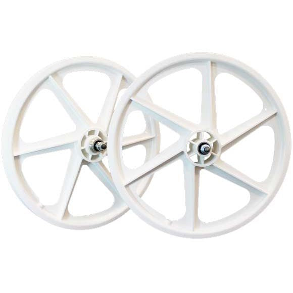 Skyway Tuff 6 Spoke Wheelset / White