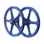 Skyway Tuff II 5 Spoke Wheelset / Blue