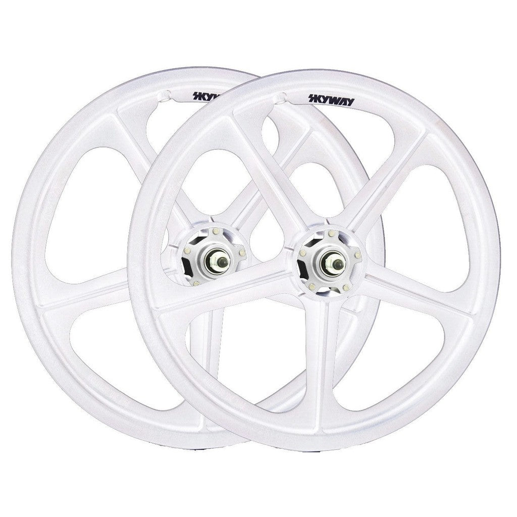 Skyway Tuff II Rivet 20 Wheelset / White