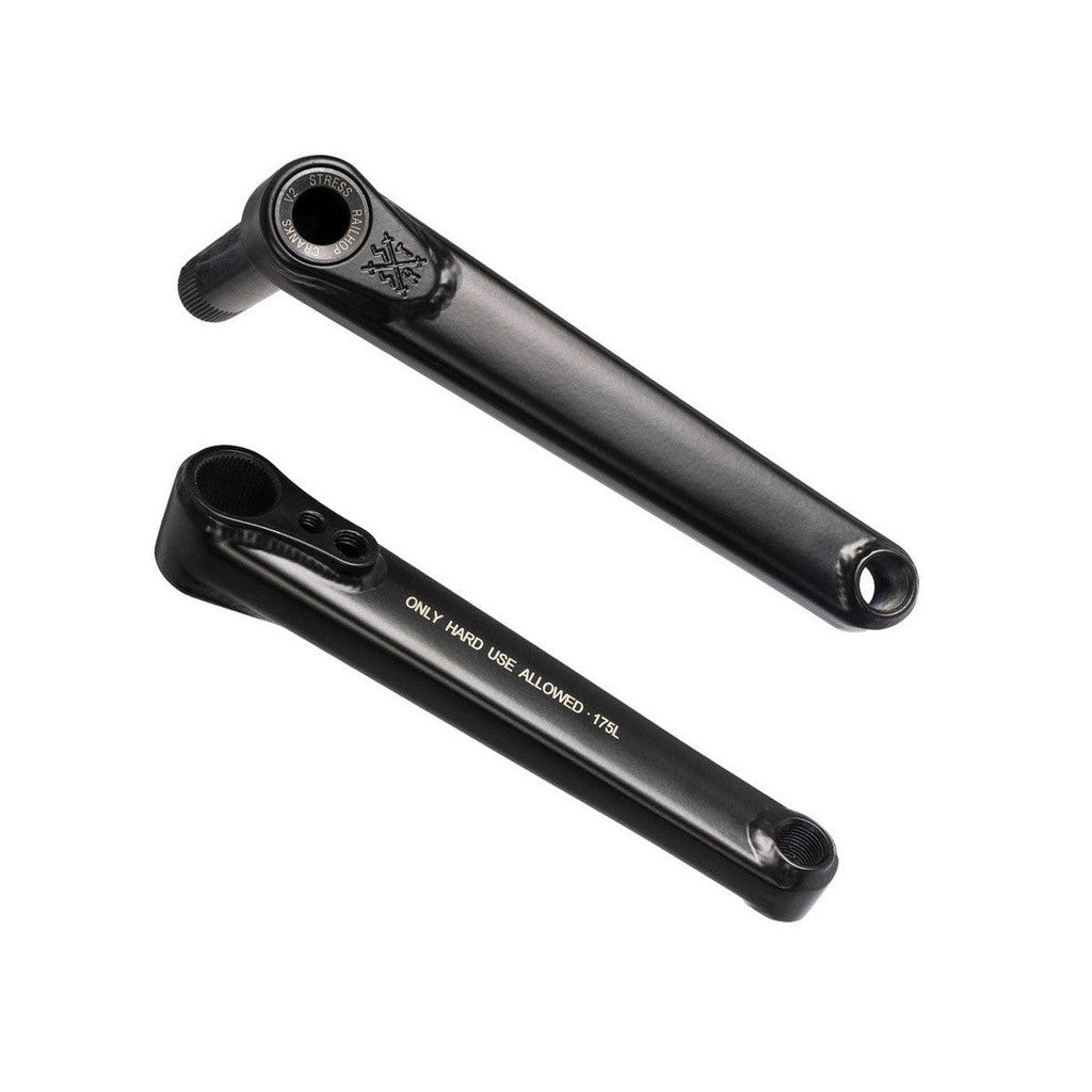Stress BMX Railhop Cranks / Black / 165mm