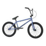 Sunday Scout 20 Inch Bike in blue, featuring black Odyssey handlebars, seat, and tires; displayed side-on against a white background.