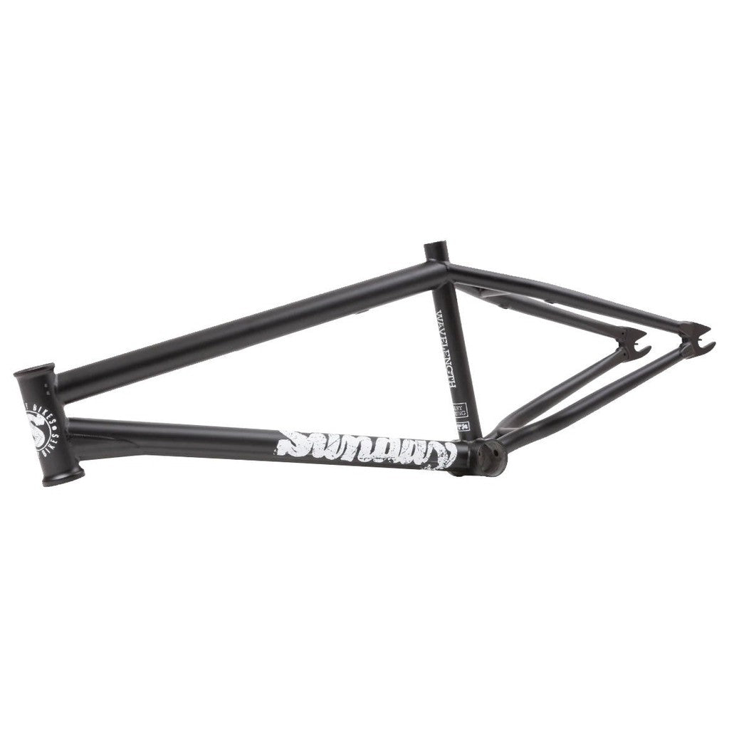 Sunday Wavelength Frame - black. Featuring the Gary Young Signature Geometry and made from a high-quality 4130 chromoly frame.