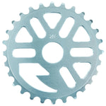 A silver 28T or 31T Tall Order One Logo Sprocket made of 7075-T6 aluminium, showcased on a white background.