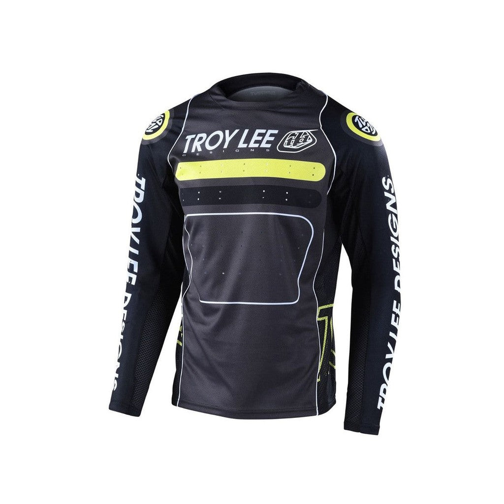 TLD 23 Sprint Drop In Jersey / Black/Green / L