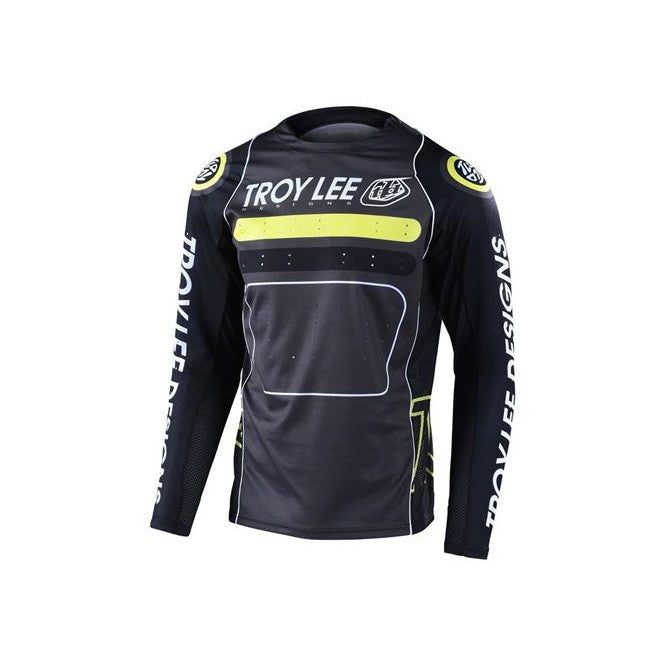 TLD 23 Sprint Drop In Jersey / Black/Green / XXL
