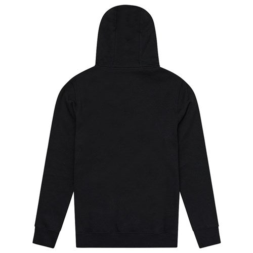The TLD 25.1 Signature Zip Up Hoodie, shown from the back, boasts a hood and long sleeves—ideal for cold weather. Its sleek hood design adds both style and comfort.