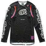 TLD Sprint Ultra Jersey Pinned Black women's long sleeve jersey BMX racing gear.