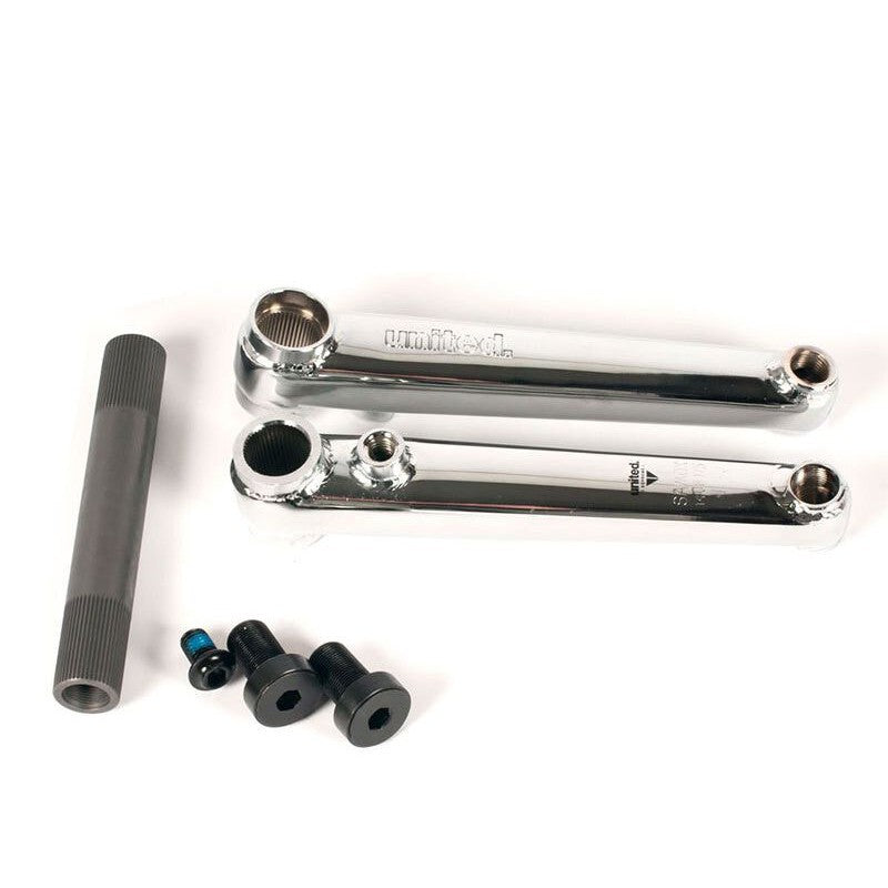 United Supreme V3 3pc Cranks / Chrome / 175mm