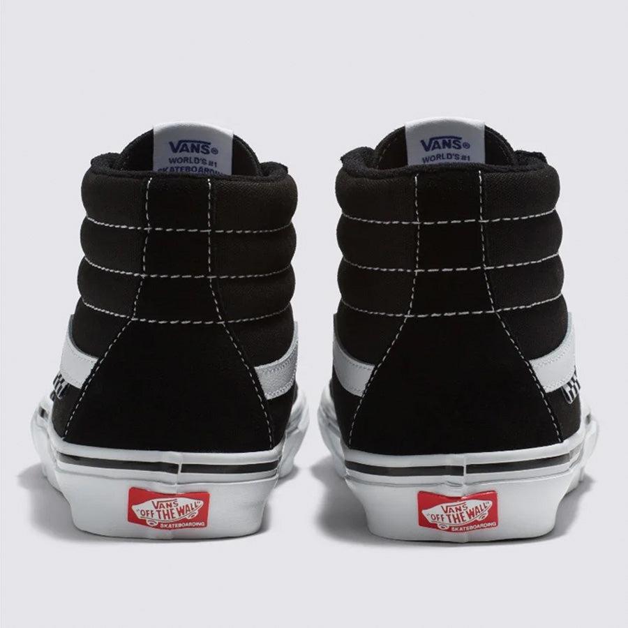 Vans Pro Skate Classics Sk8-Hi Shoes - Black/White.