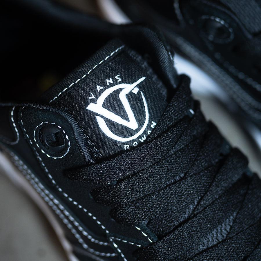 Vans Rowan 2 Shoes - Black/White x skateboarding.