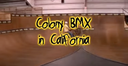 Colony BMX in California from 2008