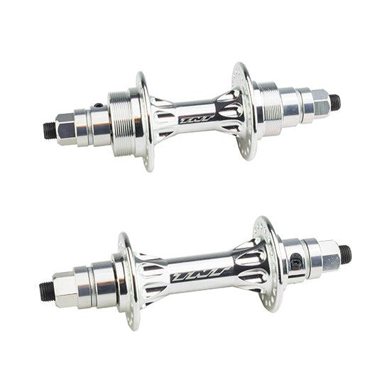 TNT Derringer Expert Flip-Flop Hub Set  / Silver Ano / 28H / 10mm