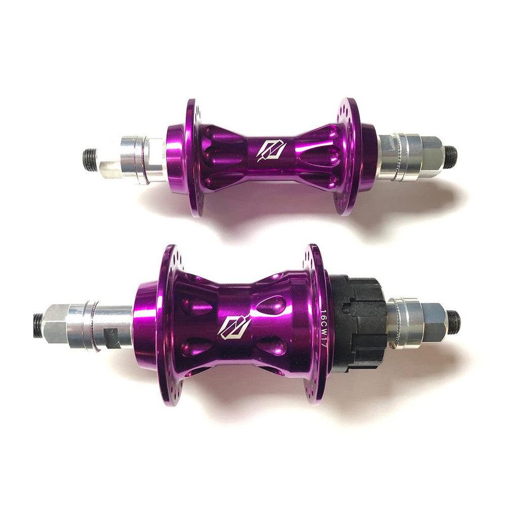 TNT Peacemaker Pro Cassette Hub Set / Purple Ano / 36H / 10mm