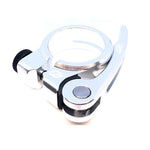 TNT Alloy Q/R Seat Post Clamp / Silver / 31.8mm