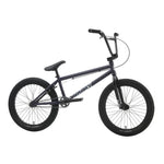 The Sunday Primer 20 Inch Bike, featuring a black frame with a straight top tube and thick tires, ideal for beginner BMX riders, is displayed on a white background with no accessories visible.