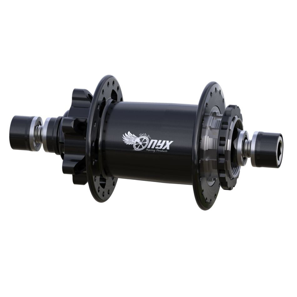 Onyx BMX PRO ISO HG-110/10mm Bolt-on Rear Hub / Black Ano / 28H