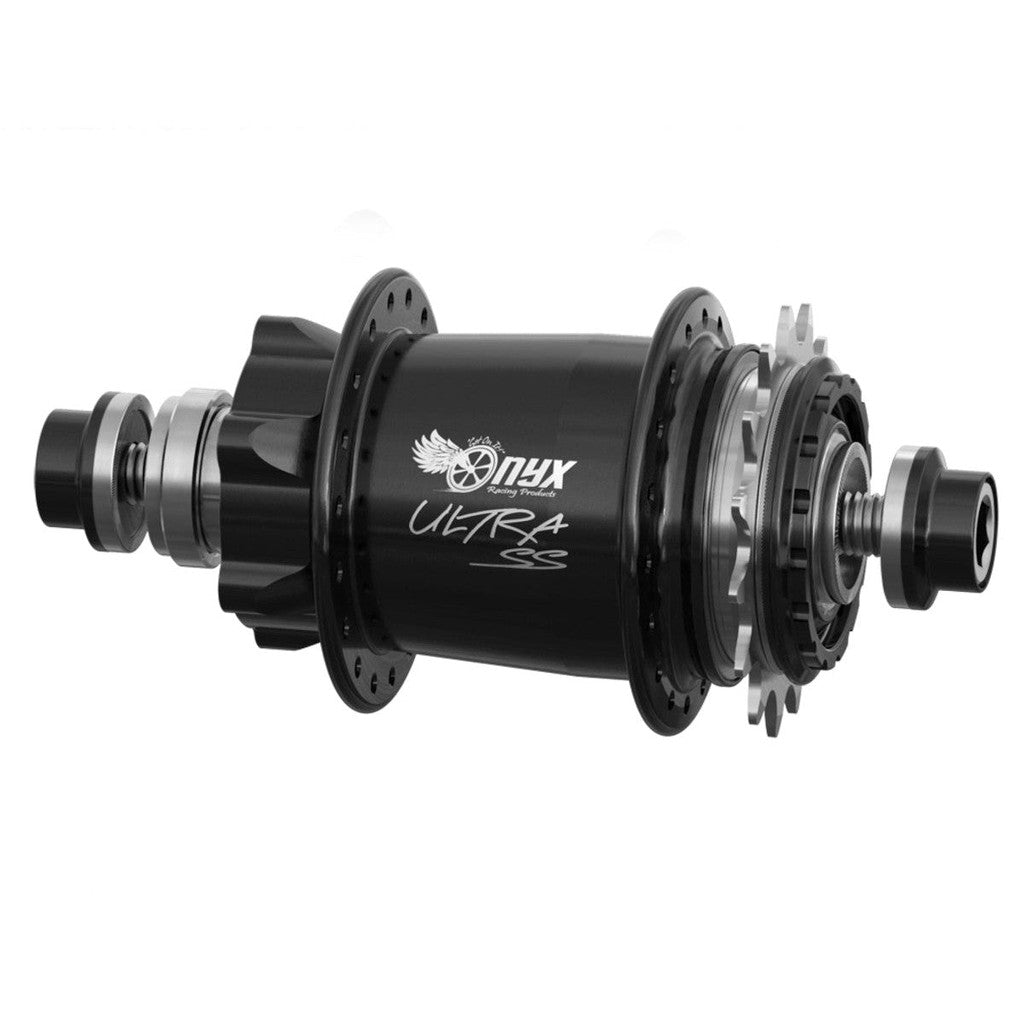 Onyx BMX ULTRA SSD ISO OX-110/10mm Bolt-on Rear Hub / Black Ano / 36H