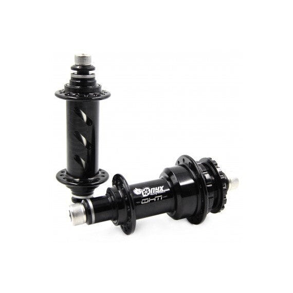 Onyx BMX OHM Race Spec Hub Set / Black Ano / 28H