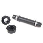 The Eclat Pulse Axle & Cone Set is shown on a white background, featuring a black metal replacement axle and two cylindrical bushings with visible bearing rings—perfect for front hub or Pulse hub use.