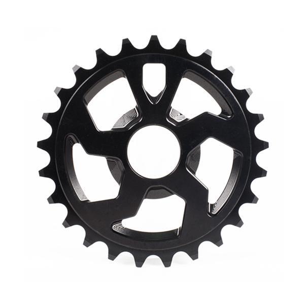 A black Cult NWO Sprocket on a white background.