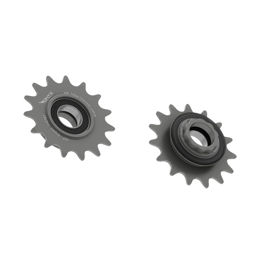Onyx Expert Hybrid Freehub with Integrated Cog / Anodised Grey / 15T