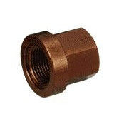 Tuf-Neck Alloy Axle Nut (Each) / Brown / 14mm
