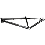 The S&M Big Jumper 26 Inch Dirt Jumper Frame is a black metal bicycle frame with the "S&M BIKES" logo on the lower tube, designed for suspension fork and disc brake, photographed against a white background.