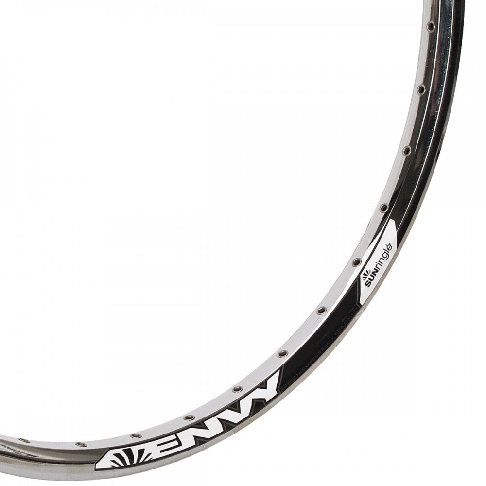An Sun Envy Rim 20 Inch alloy rim with the word Wysia on it, perfect for BMX racing.