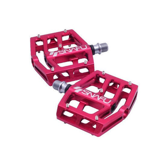 Snafu Cactus Pro Pedals / Red