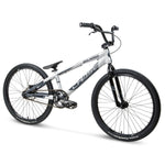 The Chase Edge Cruiser Bike (2026) is a white and black BMX race bike with a lightweight 6061 aluminum frame, large tires, front and rear brakes, and a single gear, shown on a plain white background.