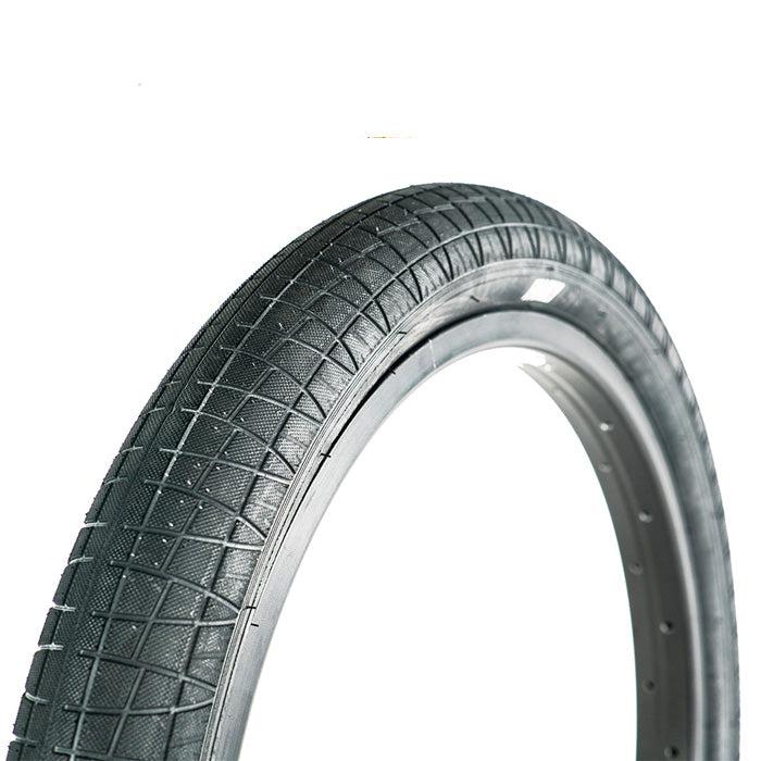 A Family BMX F2128 20 Inch Tyre on a white background.