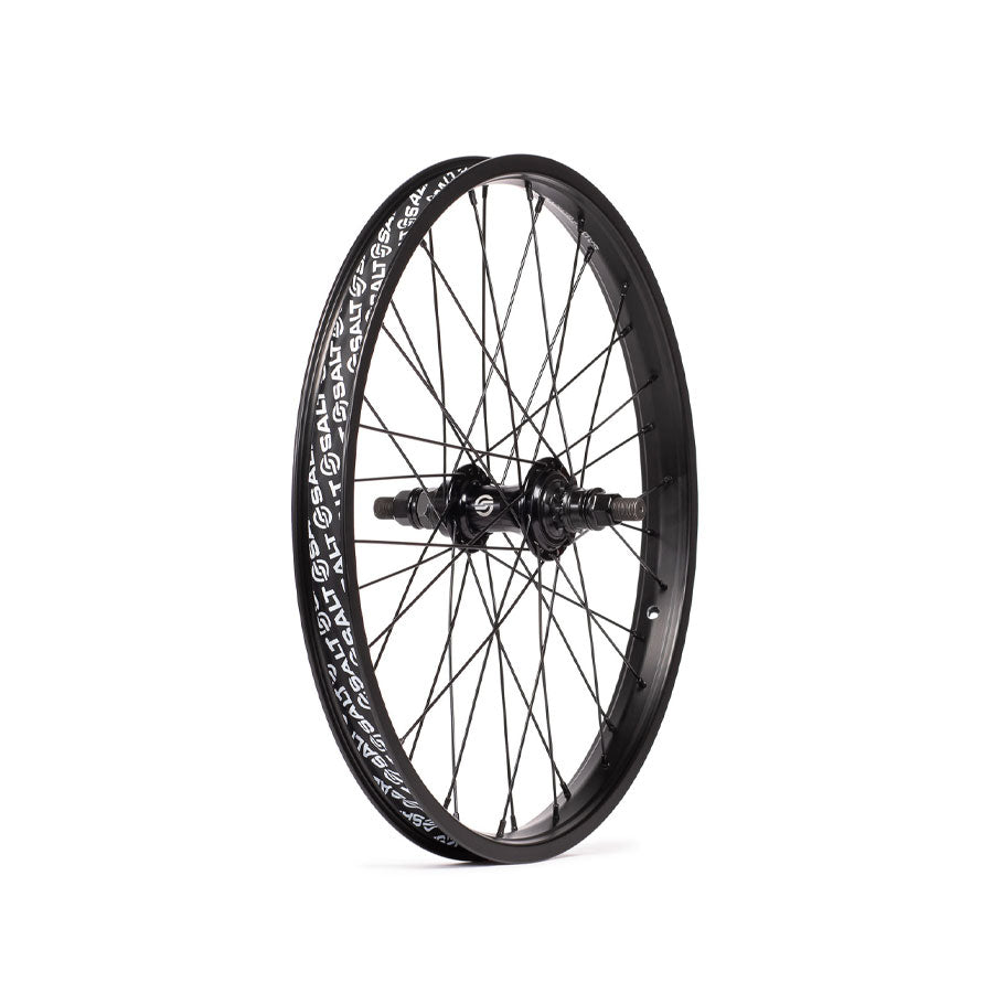 An affordable Salt Rookie Cassette 20 Inch Rear Wheel for replacement or upgrade, set against a crisp white background.