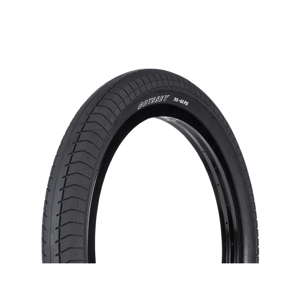 Black 20-inch Odyssey Path Pro OEM 20 Inch Tyre with a tread pattern and white sidewall text.