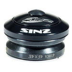 Sinz Integrated Step-Down Headset  / Black / 1-1/8in to 1in