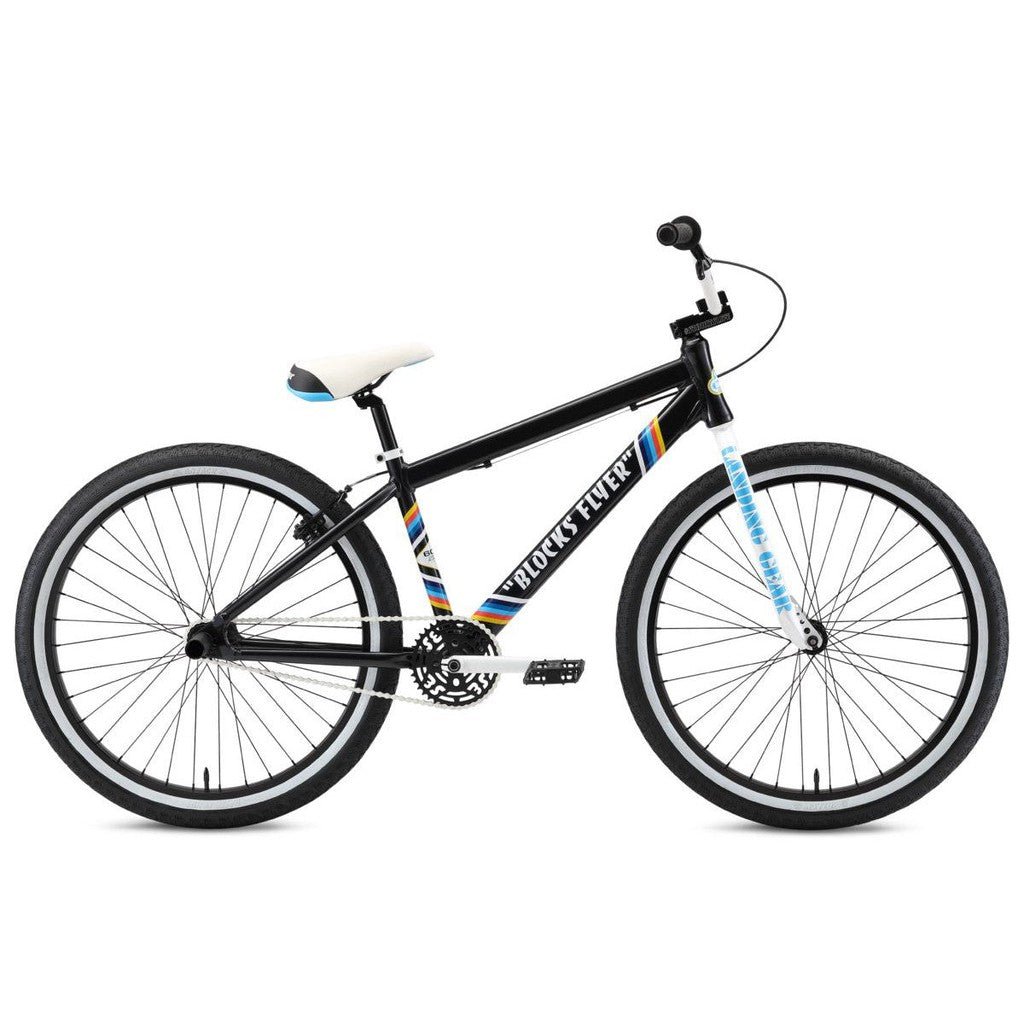 SE Bikes Blocks Flyer 26 Bike / Black Sparkle / 22TT