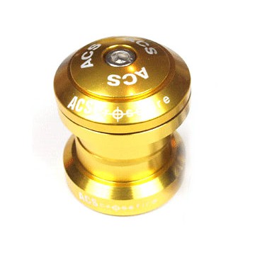 ACS Crossfire 1 Inch Alloy Headset / Gold