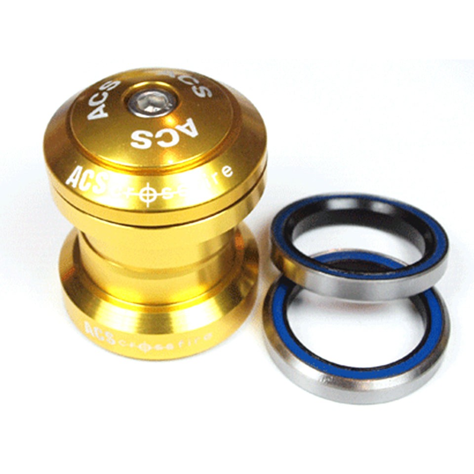 ACS Crossfire 1-1/8 Alloy Headset / Gold