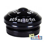 ACS Maindrive Integrated Step-down Headset / Black / 1-1/8in to 1in