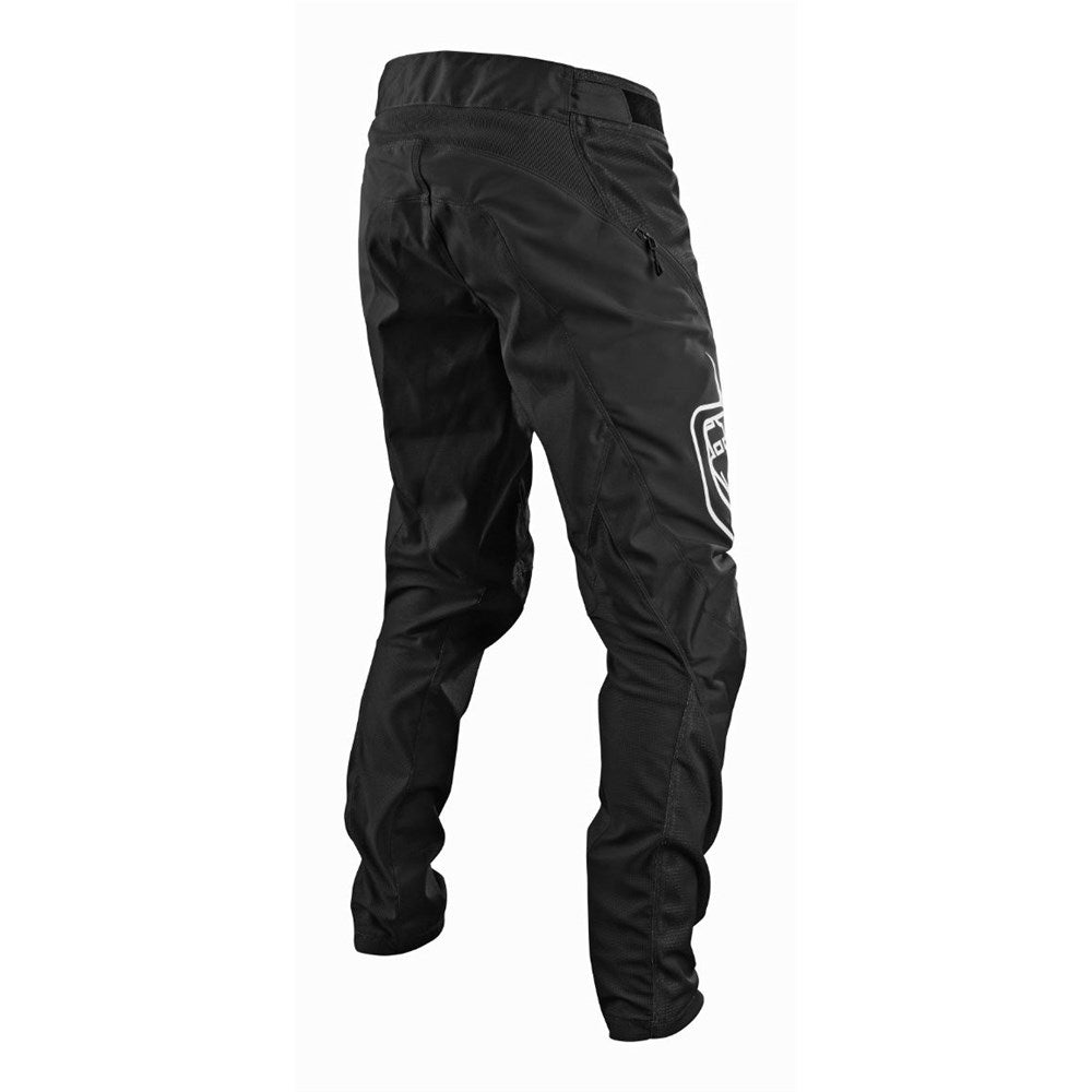 TLD 23 Sprint Youth Pants Black with a white logo.