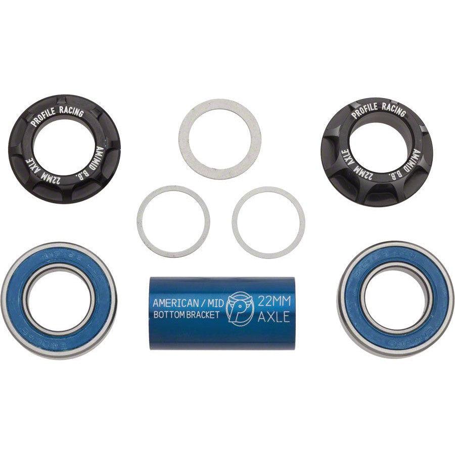 Profile Racing 22mm Mid Bottom Bracket / Black