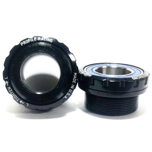 Profile Outboard Euro Bottom Bracket / Black / 22mm