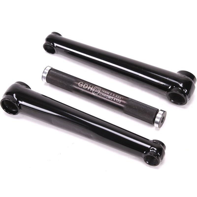Profile Race Cranks (Bossless)  / Black / 125mm